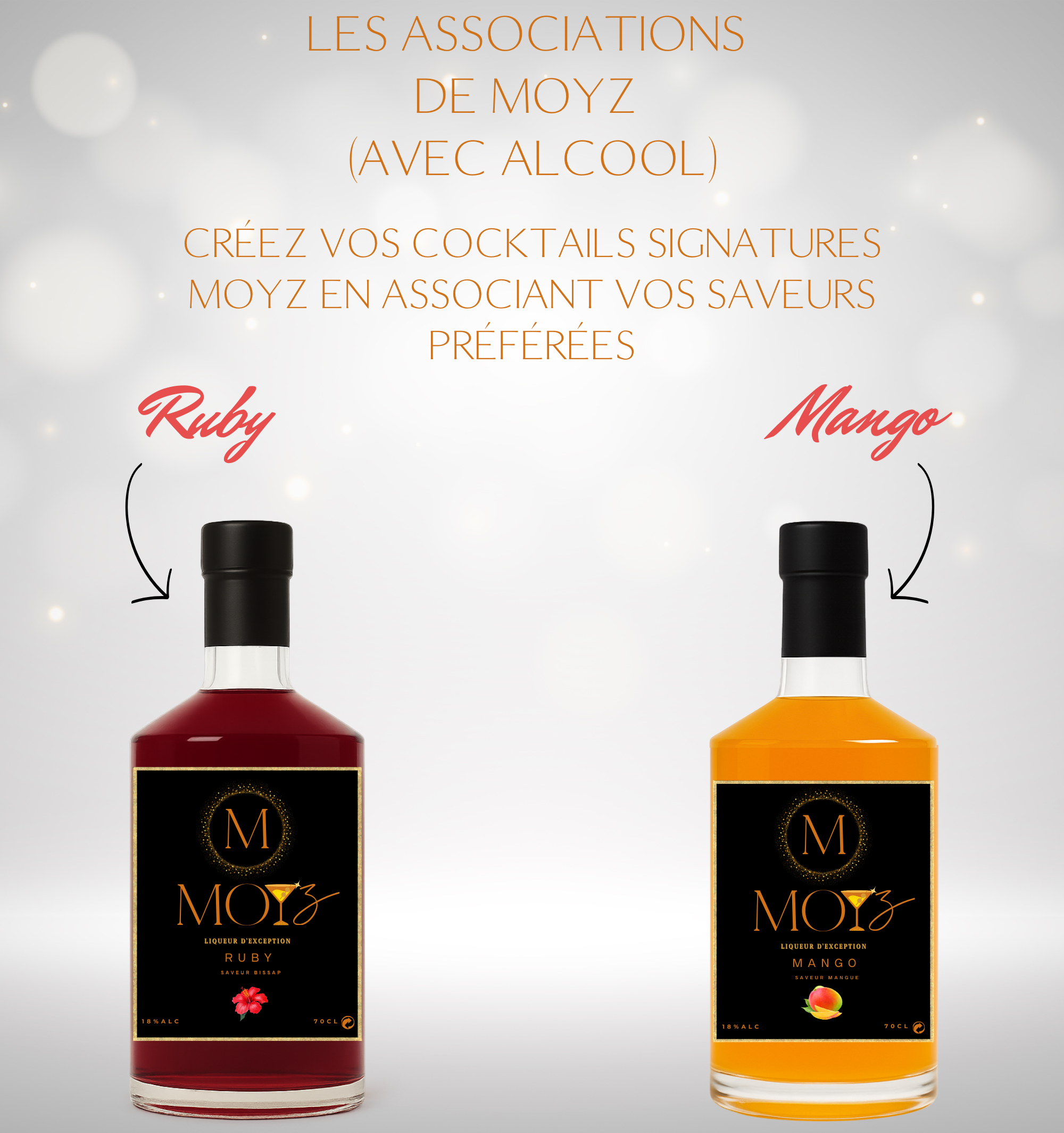 Mix & Match by MOYZ - RUBY & MANGO // Liqueur de Bissap et Liqueur de Mangue